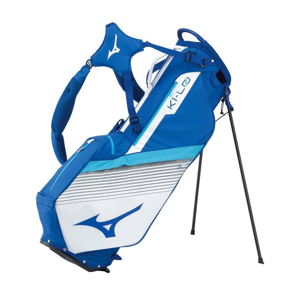 Mizuno K1-L0 Stand Férfi Táská Kék/Fehér HMR538046